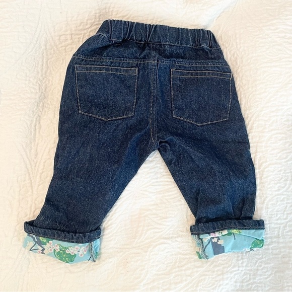 Project Pomona Cloth Diaper Friendly Adjustable Jeans Size 2 (9-18 months) - Picture 2 of 4